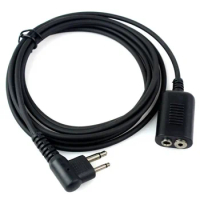 Banggood M type Portable Radio Headset Speaker Microphone Extension Cable for Motorola Walkie Talkie Earpiece Mic Extend Cord