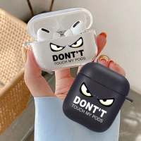 Cartoon TPU Cover For Apple Airpods 1 2 3 Dont Touch My Pods Earphone Coque Soft Fundas For Airpods 3 Pro1 2 Covers Earpods Case