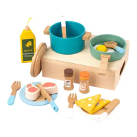 Toddlers Pretend Cooking Toys Preschool Cookware Utensils Toys Handcraft