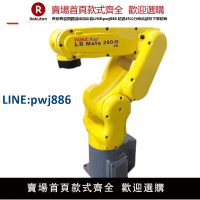 【高品質超低價】二手發那科小型桌面六軸機器人200iD/4S裝配搬運檢測工業機械手臂