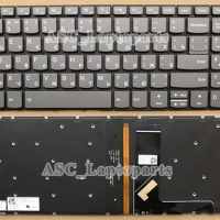 New Russian &amp; US English QWERTY Keyboard For Lenovo Ideapad S340-15IWL S340-15API S340-15IML S340-15IIL Black, with BACKLIT