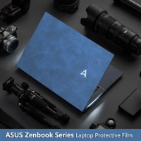 Crazy Horse Leather Laptop Sticker Skin Protector for ASUS Zenbook X Pro UX7602Z UX8402Z UX3402Z UX581/Vivobook Pro 14 15 16