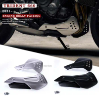New Motorcycle Bellypan Lower Engine Spoiler Cowling Protection Fairing For TRIDENT 660 For trident 660 Belly Pan 2021