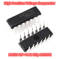 5pcs LM339 LM339N AZ339 Quad High Precision Voltage Comparator Direct Plug DIP-14 IC Chip