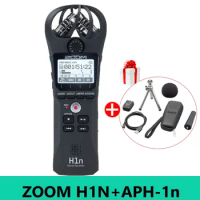 100% Original ZOOM H1N Handy Recorder Digital Camera Audio Recorder Stereo Microphone with ZOOM APH-1N