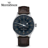 【MeisterSinger 明斯特單指針】AS902OR 星象錶 40mm｜自動上鍊 德國錶 機械錶 男/女錶