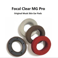 100%Original Replacement Musk Skin Ear Pads and Headband For Focal Clear MG Pro Headphone Sponge Earpads Ear Covers