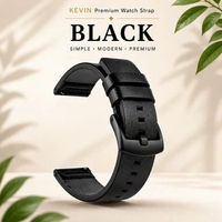 KEVIN Tali Jam Tangan Seiko Prospex Mini Turtle 42.3mm Lug 20mm | Leather Strap Modern black