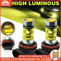 Monqiqi 2 Buah H11 H8 Lampu Kabut 100 W 20SMD Mobil LED Kabut Bohlam Lampu Depan Lampu Putih