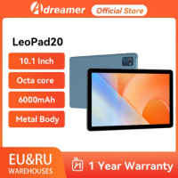 Adreamer LeoPad20 Tab 10.1" Tablet 1280x800 IPS Android 13 Octa Core 3GB RAM 32GB ROM Bluetooth 6000mAh Wifi Portable Tablets PC