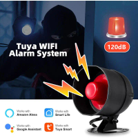 Sistem Penggera Siren WiFi Kit Siren Makluman Bunyi Kuat Wayarles Siren Kehidupan Pintar Serasi Untu