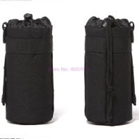 By DHL 200pcs Outdoor Military Pouch Camping Water Bottle Bag Open Top Survival Kettle Holder 600D Waterproof Travel Kits