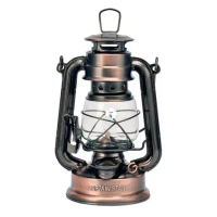 【早點名】CAPTAIN STAG 鹿牌-鹿牌煤油燈(小)－古銅/銀 共2色 (UK-0505)-銀色