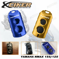 YAMAHA NMAX 155/125 Keyless System Remote Key Casing CNC Key Cover Smart Key Holder Protective Case V1