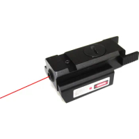Tactiacl Compact Pistol 20mm Weaver Rail Red Laser Sight For Hunting Airsoft Accessories