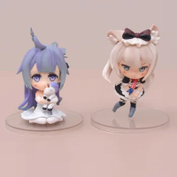 10cm Azur Lane Hms Unicorn And Hamman Action Figure Toys Cute Qver Maid Outfits Anime Game Collection Model Statue Doll Girl Gif