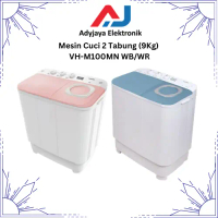 MESIN CUCI 2 TABUNG VH-M100MN WR/WB - HEMAT ENERGI