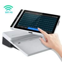 Medical AI Smart Electrocardiogram Wireless Price EKG Monitor Device Leads 18 12 Channel Portable ECG Machine