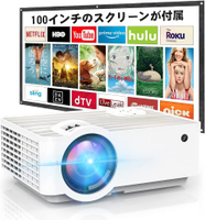 【日本代購】TOPVISION 投影機 家庭用 5000LM 1080P T6