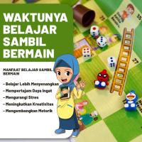 LAKOLE Ular Tangga Islami Anak Bermain & Mengaji Menghafal Surat-Surat Pendek