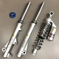 Shockbreaker Shock Depan Belakang DBS 310mm 330mm Vario Beat Mio J M3 Vario/Beat/Scpy Tabung Silver
