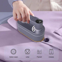 1200 W Garment Steamer Iron 2 in 1 Dry Wet Ironing with 110 ML Tannk Fabric Wrinkle Remover Horizontal Vertical Steaming 8 Modes