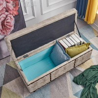 收納凳子儲物凳可坐家用門口多功能長方形箱服裝店長條換鞋沙發柜