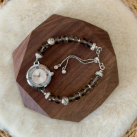 Jam Tangan Smoky Quartz Adjustable