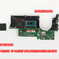 DA0LS2MBAH0 For Lenovo Yoga Slim 7-14IIL05 Laptop Motherboard with i5-1035G1 I7-1065G7 CPU MX350/MX330 2G GPU 8G 16G RAM