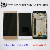 MTK Helio X20 5.5inch For Xiaomi Redmi Note 4X Pro Prime 4GB 64GB LCD Display Touch Screen Digitizer Assembly / With Frame