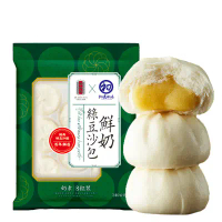【初鹿牧場x舊振南】鮮奶綠豆沙包(8粒裝)(240g/包)-下單3天內出貨,1包