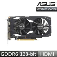 【ASUS 華碩】Dual GeForce GTX1650 V2 OC 超頻版 4GB GDDR6 顯示卡