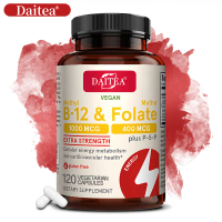 Daitea With Methyl B-12 1000mcg and Methyl Folate 400mcg Health Supplement - Support Cellulaar Energ
