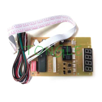 4 digits 12V Time Control Timer Board With Wire harness for arcade cabinet coin acceptor selector, pump water, washing machine