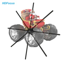 3d Hologram Fan Led Holographic Projector Player Advertising Machine Display With 16g Memory Card 3d Hologram Fan Wifi