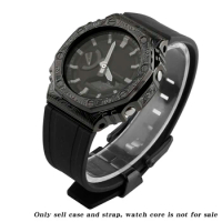 New Desgin Aged Black GA2100 Watchband and Bezel for GA2100 GA2110 316L Stainless Steel With Tools and Screws 4 Colors