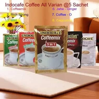 INDOCAFE all Varian 5 sachet indocafe CoffeeMix Capucino Rich and Strong Mild Indocafe Ginseng Latte