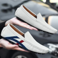Boat Shoes Daily Classics Man Loafers Fashion Slip-On Shoes Breathable Casual Leather Shoes