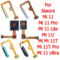 New Return Key Finger Print Scanner For Xiaomi Mi 11 Lite 11i Mi11 Ultra 11T Pro 5G Fingerprint Sensor Flex Cable