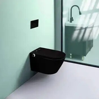 Luxury P-trap Wall Hung Intelligent WC Elongated Remote Controlled Smart Bidet Toilet T3-1