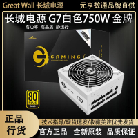 {公司貨 最低價}長城電源650W/750W/850W金牌全模組G6G7電源白色臺式機電腦電源