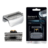 51S Silver 8000 Series Shaver Foil Replacement for Braun WaterFlex 360° Complete,8000 Series,Activator,Series 5 Shavers