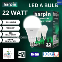 Harpin Lampu Bohlam Led Bulb 22 Watt Cahaya Putih 6500K SNI
