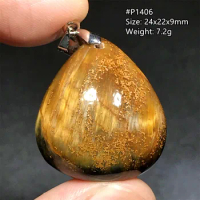 Top Natural Pietersite Necklace Pendant For Woman Lady Man Gift Crystal 24x22x9mm Beads Silver Energy Stone Jewelry AAAAA