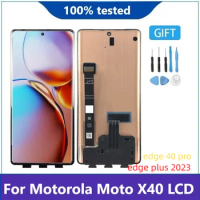 6.7";Original For Motorola Moto X40 XT2301-5 Display Touch Panel Digiziter Assembly For MOTO Edge 40 Pro Lcd Edge Plus 2023 Lcd