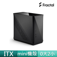 Fractal Design Era ITX 北歐風 迷你ITX機殼-石墨黑(瑞典精品/GPU-29cm/CPU-12cm)