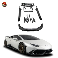 M Design Customizable material Full Body kit For Lamborghini Huracan Bodykit 610 580 Carbon Fiber Front Lip Diffuser Spoiler
