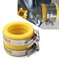Penyesuai Getah Karburetor Kuning untuk Intake Manifold, Sesuai untuk 28/30 mm, GZ dan PWK