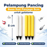 Pelampung Pancing Busa Ikat Panjang 8cm untuk galatama