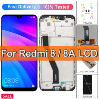6.22" Original for Xiaomi Redmi 8 LCD Display Touch Screen For Redmi8 Redmi8A M1908C3IC MZB8255IN Display Replace, with Frame